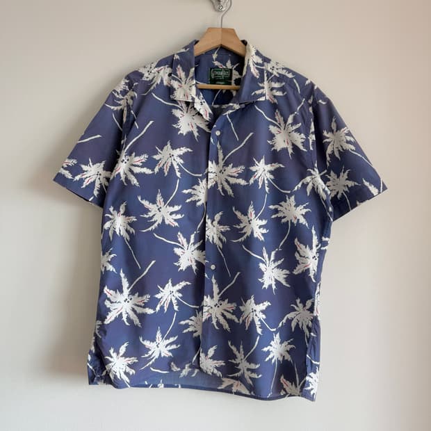 짓먼 빈티지(GITMAN VINTAGE) 하와이안 반팔 셔츠(U.S.A)