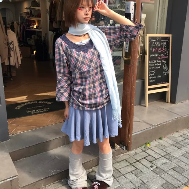 𖤐하늘빛 빈티지 set𖤐  