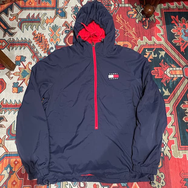 타미진스(Tommy Jeans) 90s 오리지널 하프 집업 아노락