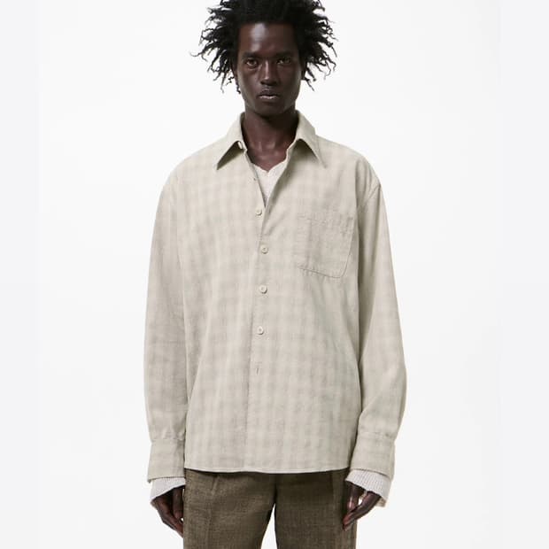 [46,48,50,52]아워레가시 26ss ABOVE 체크 셔츠