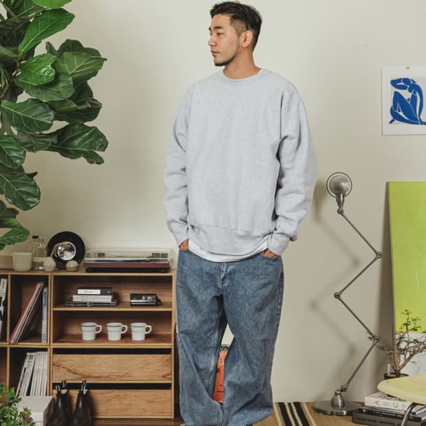 캠버 스웻셔츠 헤더그레이(2XL)