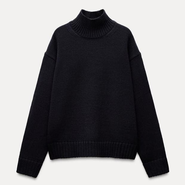 Zara 자라 하이넥 니트 스웨터 3519125