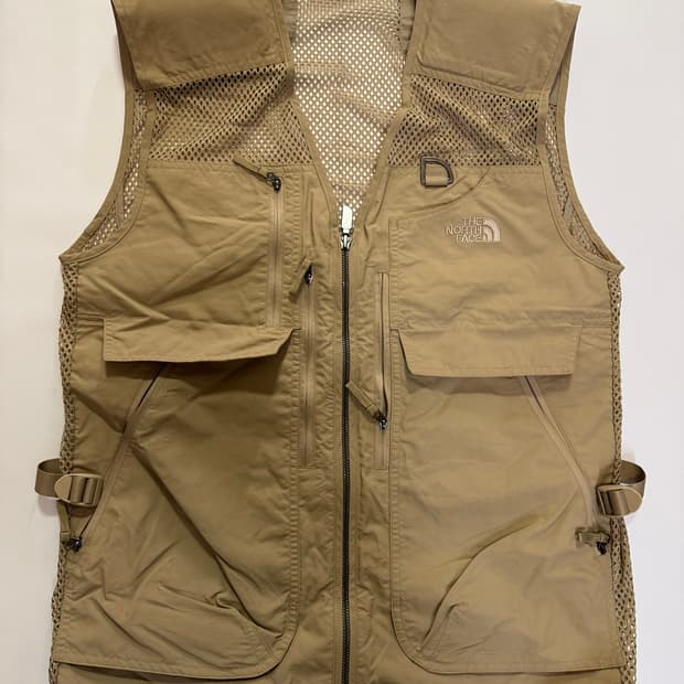 노스페이스 베이지 조끼 베스트(L사이즈)