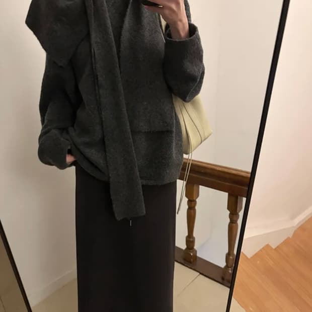 메이비베이비 머플러니트 셋트 Meggy Knit Scarf Set