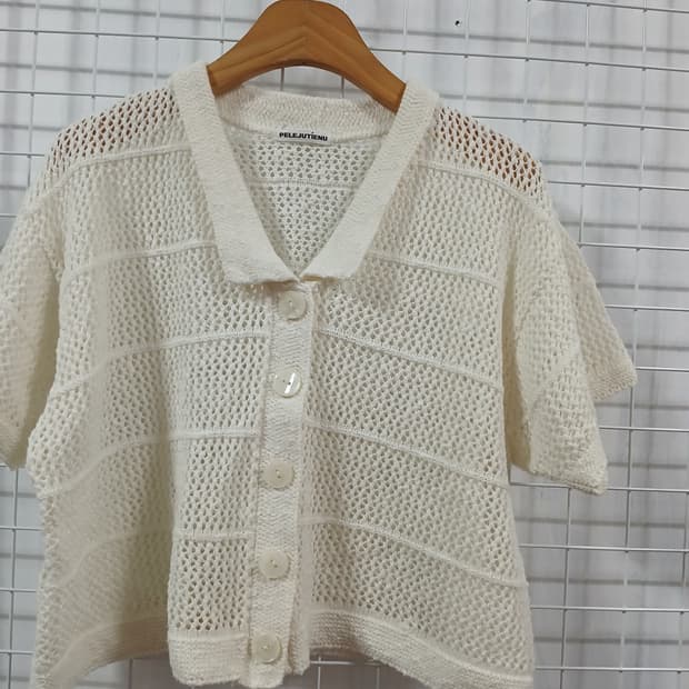 일본빈티지 반팔 가디건