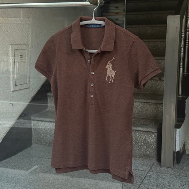 Ralph Lauren 큐빅 빅포니 카라티