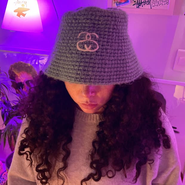 스투시 니트 버켓 햇