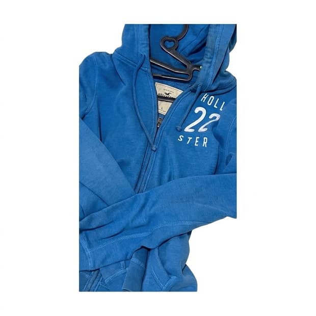 💙홀리스터 블루 슬림핏 후드집업💙
