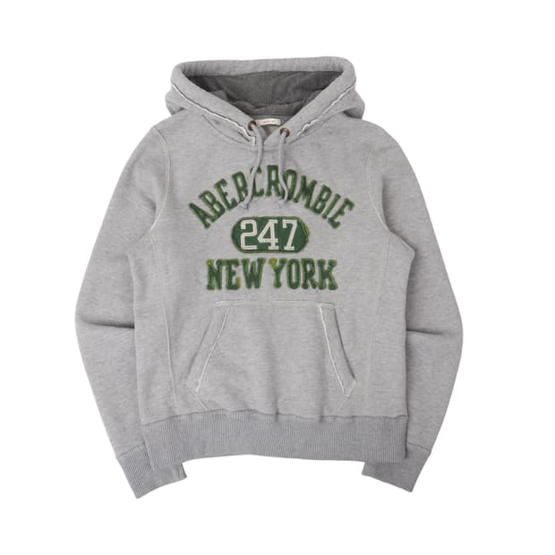 아베크롬비 아치 로고 헤비스웻 후드티