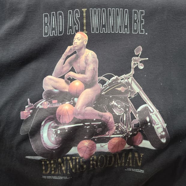 1996 Murina 데니스로드맨 반팔티셔츠