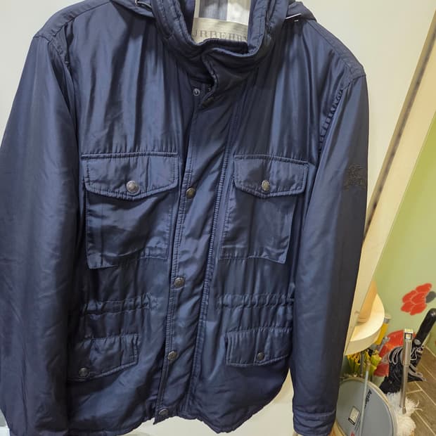 버버리 후드 패딩 자켓