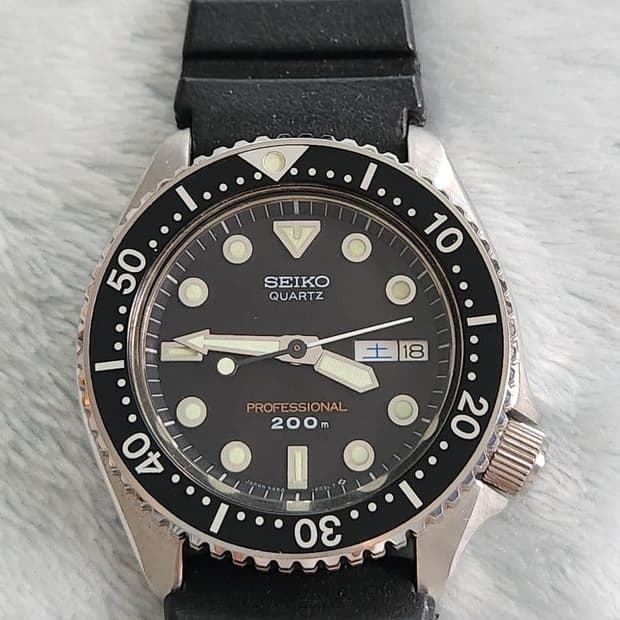 세이코 6458-6000 쿼츠 다이버 200m