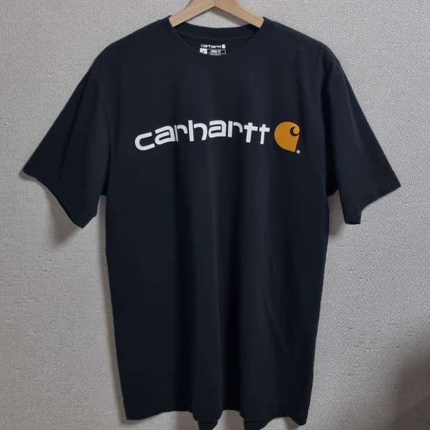 루즈핏 S ) 칼하트 블랙 반팔티