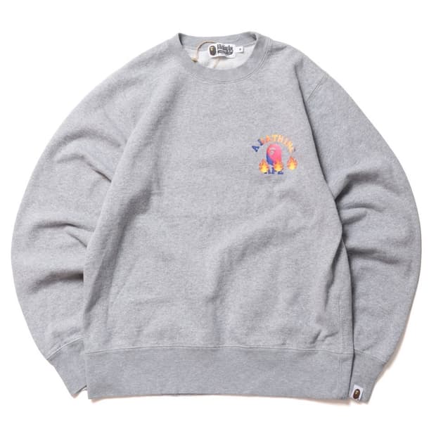 베이프 A Bathing Ape Printing Sweatshirt   