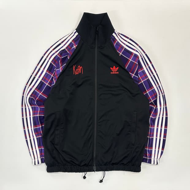 아디다스 x KoRn 콘 리버시블 트랙탑 저지 