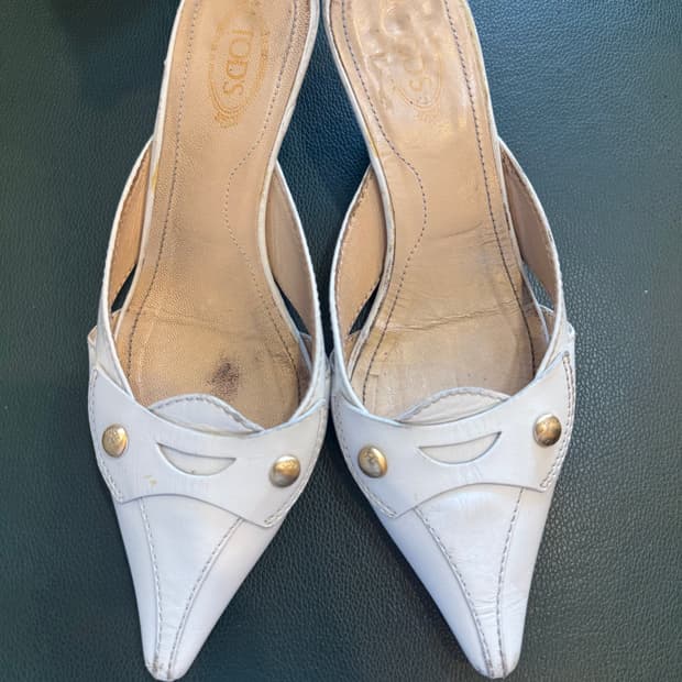 tods 키튼 힐 슬링백