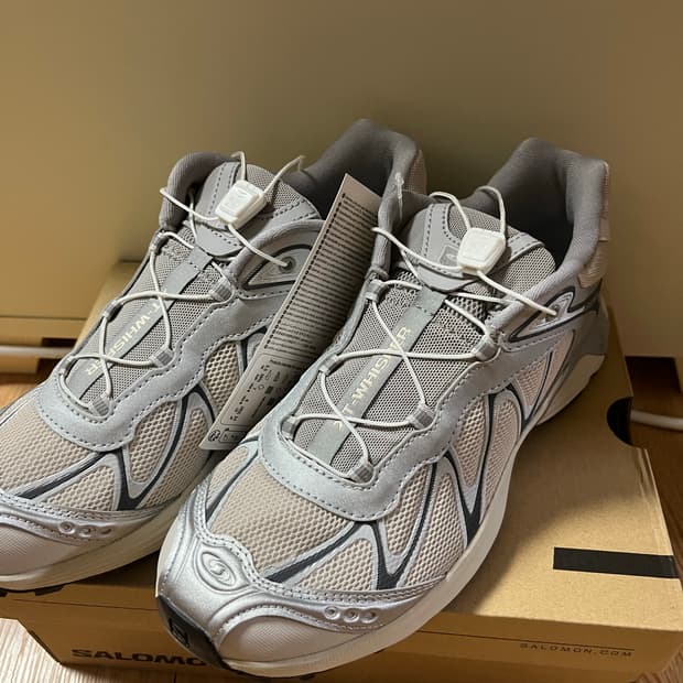 [새상품]살로몬-xt 실버 루나락 240