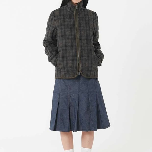 (급처) safarispot 체크 울자켓 1/2 Wool jacket