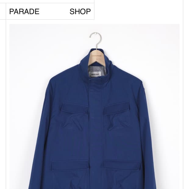큐레이티드 퍼레이드 QUIET FIELD JACKET 