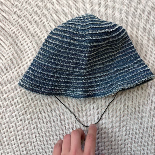 exoah 러 엣지 벙거지 데님 햇 