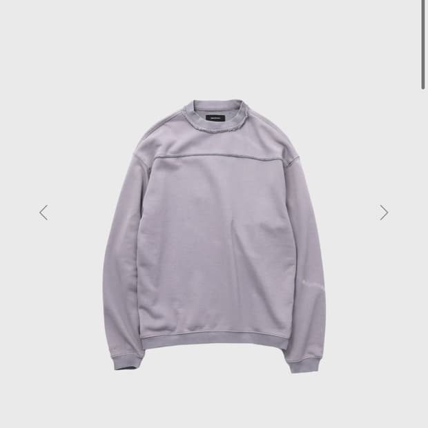 999휴머니티 빈티지 라벤더 맨투맨