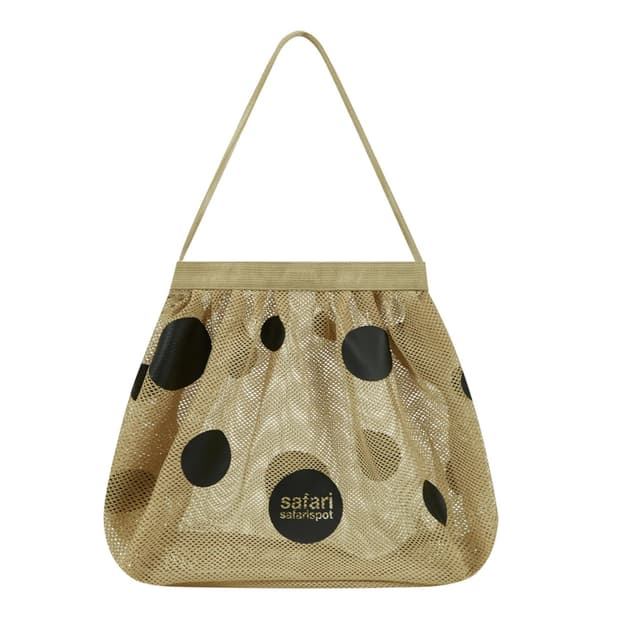 사파리스팟 Ultimate Dot Mesh Bag Beige