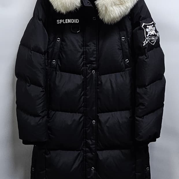 에고이스트 폭스퍼 덕다운롱패딩 55