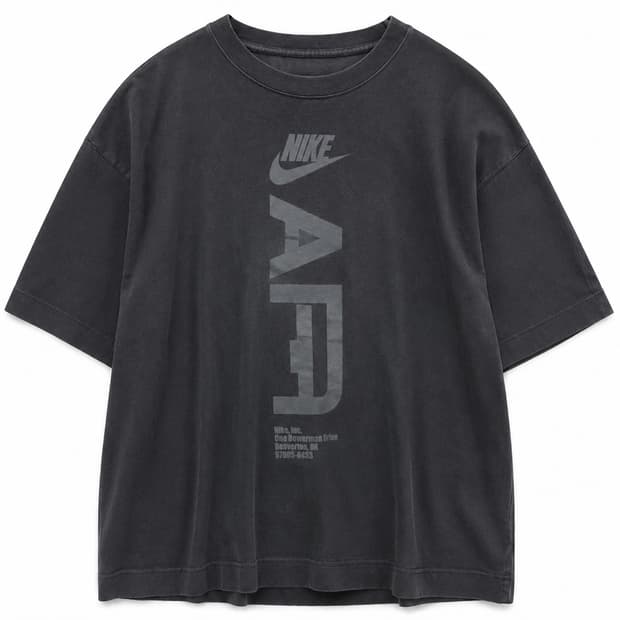 나이키 AF-1프린팅 반팔 블랙 2XL