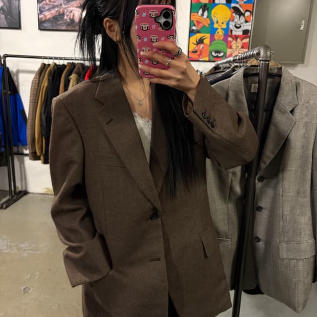 일제 테일러드 블레이저자켓 