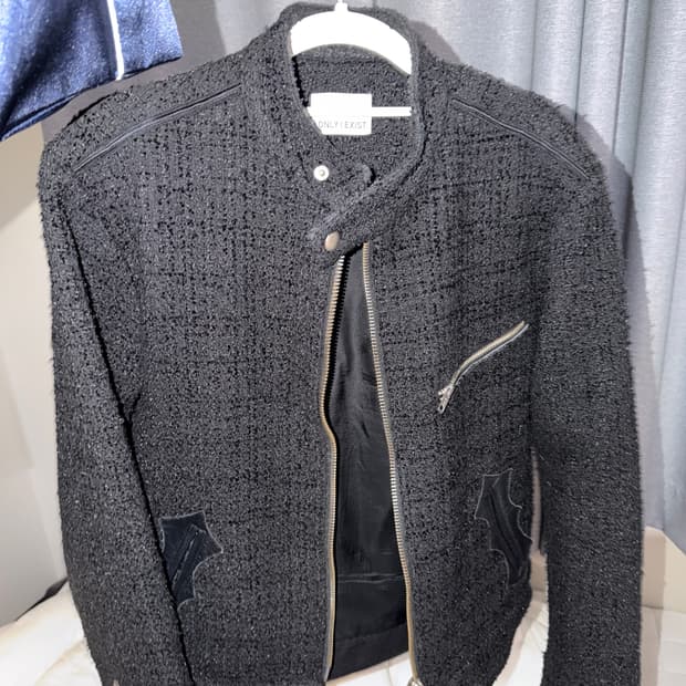 only i exsit 트위드 자켓 m