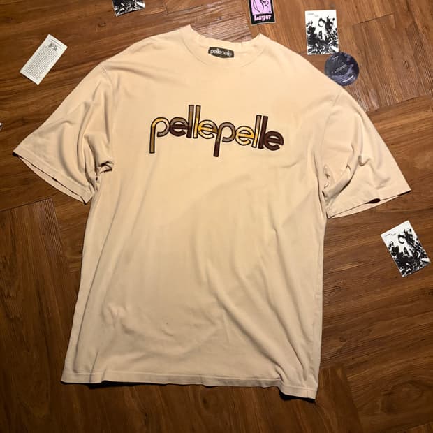 PELLE PELLE 패치워크 반팔 티셔츠