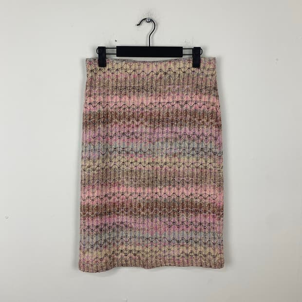 미쏘니 Missoni 지그재그 니트 스커트 42 <503>