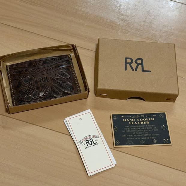 RRL 핸드툴드 카드지갑