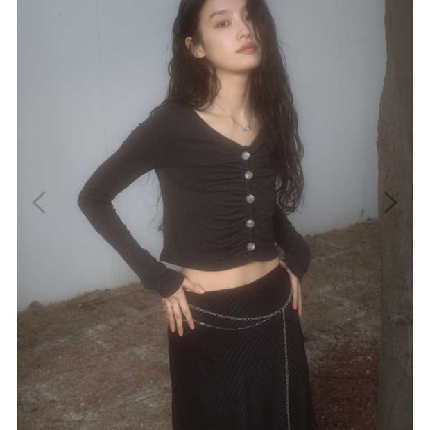 애즈온 소피 셔링 가디건