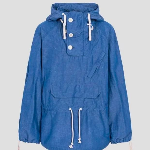 준야와타나베 로이린스테인 린넨 아노락자켓 L