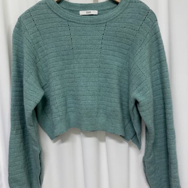 ZOOC 주크 반크롭 울니트