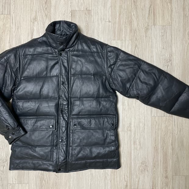 100) 70's 복각 모건 소가죽 시에라 다운패딩(RRL&LVC&폴로)