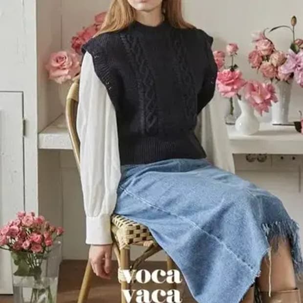 보카바카 데님 롱 스커트 M
