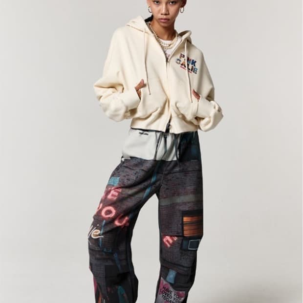 에즈이프캘리 CALIE CLUB PANTS GRAY (설현 바지)