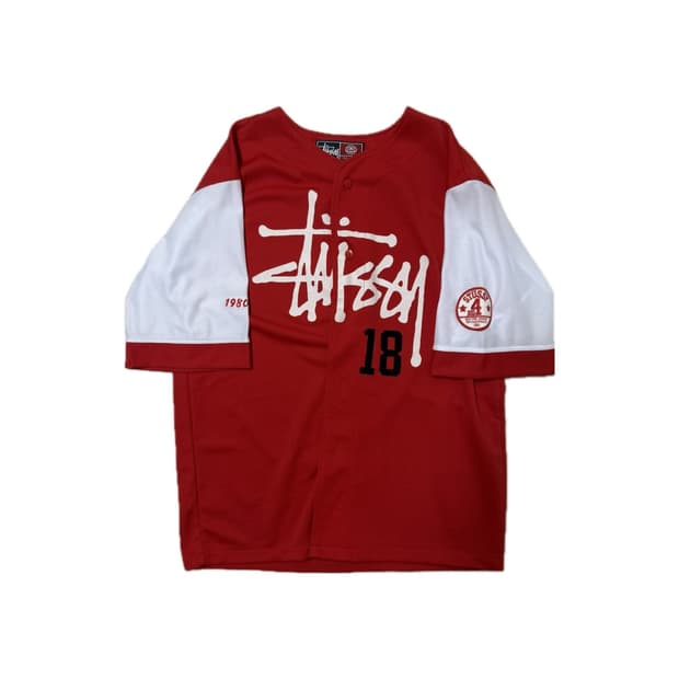 스투시 아카이브 풋볼 져지 티셔츠