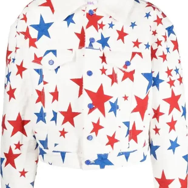 (M)ERL 스타 데님 시어링 트러커 