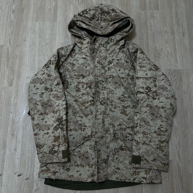 밀리터리 데저트 마펫 플리스 내피 전투복 파카 XL/105 