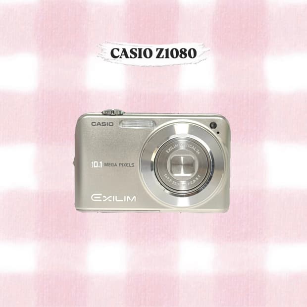 카시오 엑슬림 EX-Z1080 골드 빈티지디카