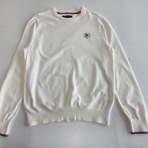 타미힐피거 니트 아이보리 M