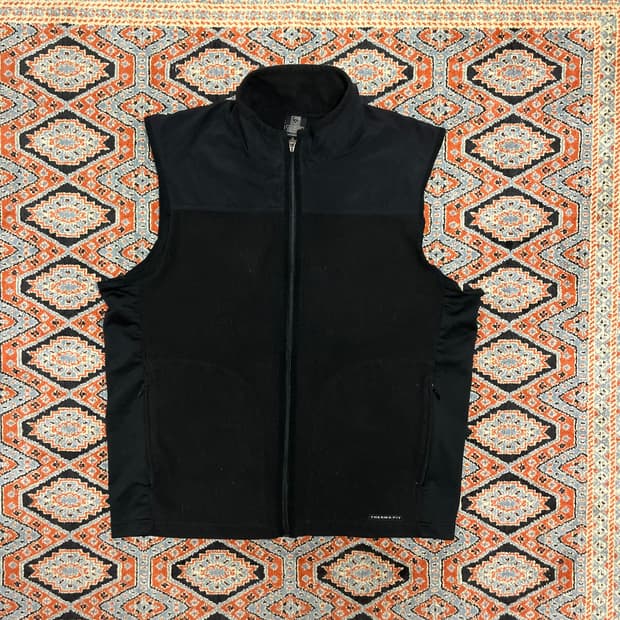 나이키 더마핏 블랙 플리스 조끼 남성L