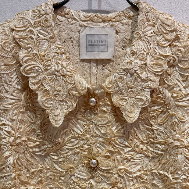 PLATINE Lace Jacket (Made In Japan)