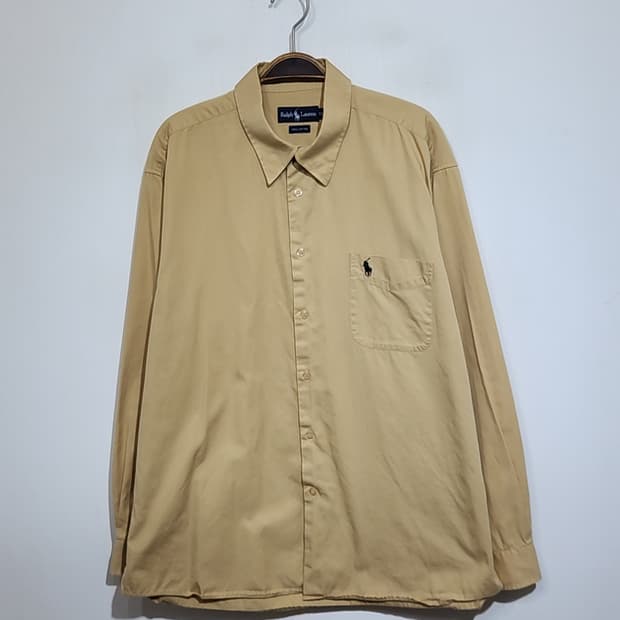 (XXL) 랄프로렌 폴로 남방 진베이지 셔츠 빅사이즈 