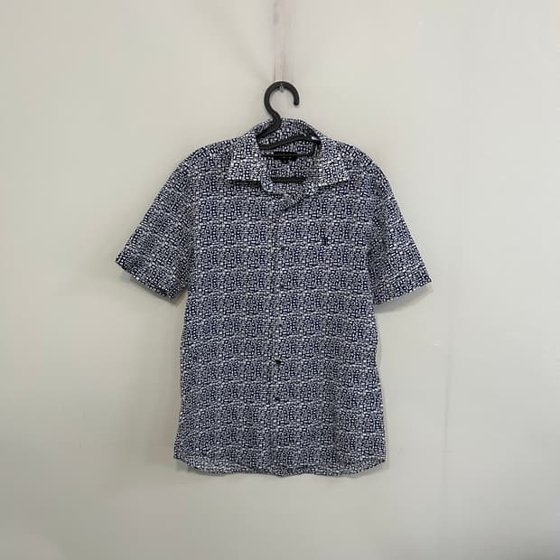 닥스 남성 반팔 패턴 셔츠 95
