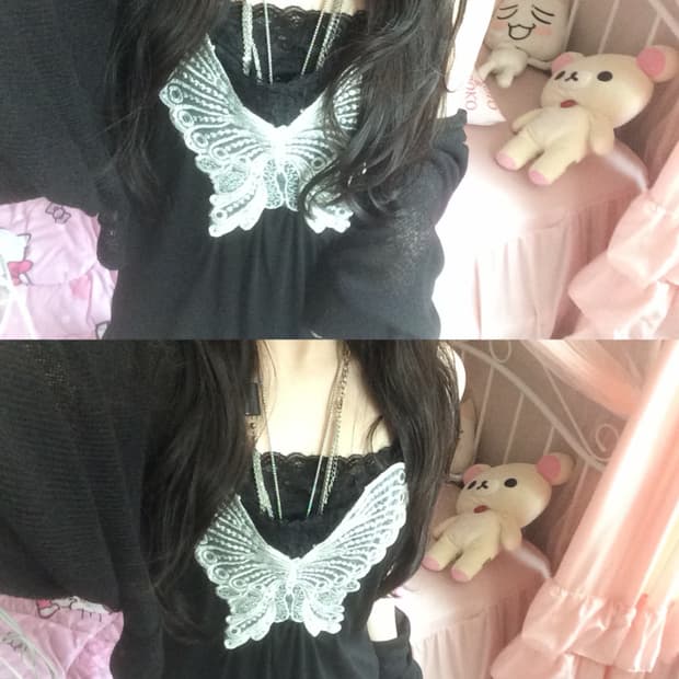 Vintage Axes femme Butterfly Lace Camiso
