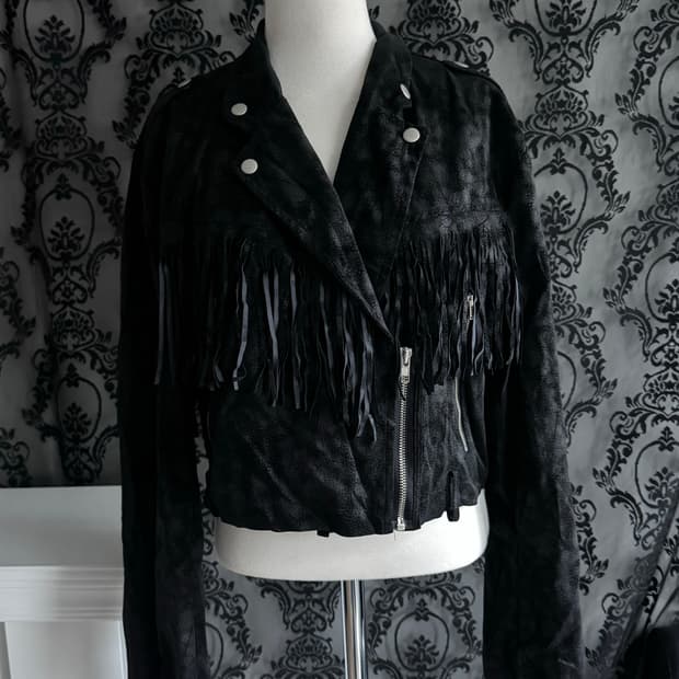 보헤미안 서울 프린지 태슬 자켓 